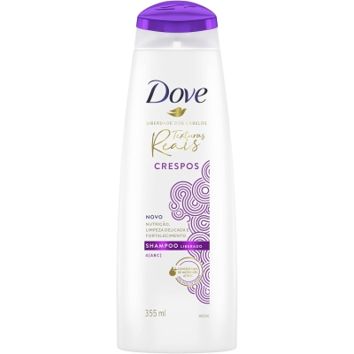 Shampoo Dove Texturas Reais crespos 355mL