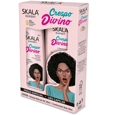 Kit Skala Crespo Divino Sh 325Ml+ Cond 325Ml 