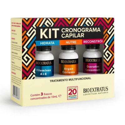 Kit bioextratus cronograma capilar 30ml