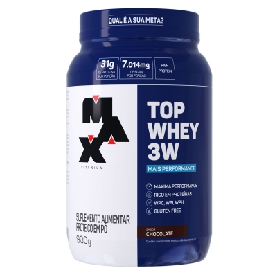 Whey Protein Max Titanium Top Whey 3w Chocolate 900g