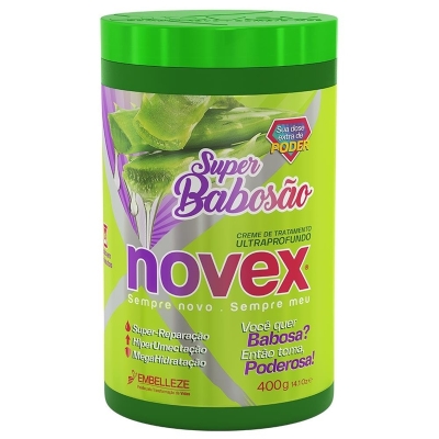 Creme de Tratamento novex Super Babosao 400g