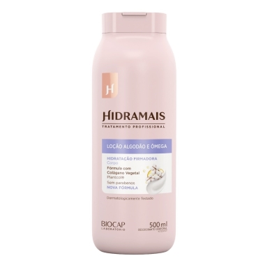 Loção hidratante Hidramais Algodão e Ômega 500ml