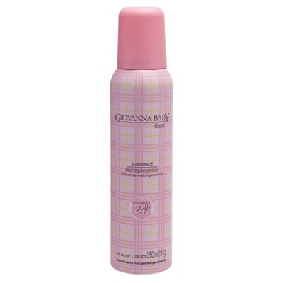 Desodorante giovanna baby aero classic rosa 150ml 