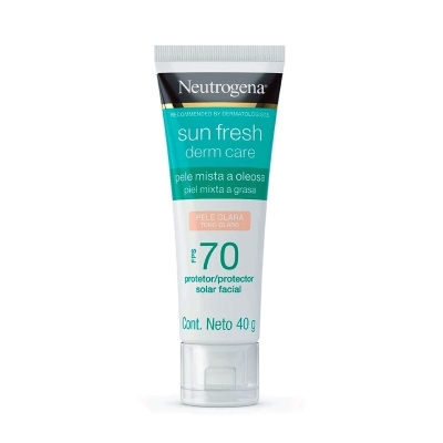 Neutrogena fps70 facial pele clara sun fresh 40g