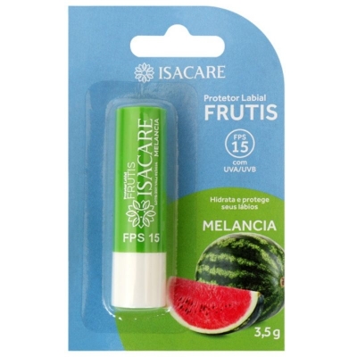 Protetor Labial isacare Frutis FPS 15, melancia