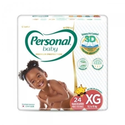 Fralda Personal Baby Premium Protection XG - 26 Unidades