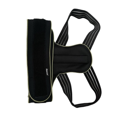 Corretor postural com ajuste triplo mercur preto g, bc0086-c 