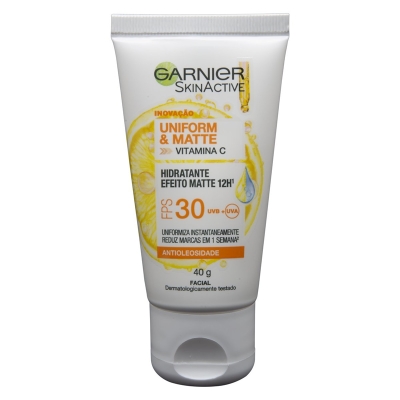 Hid facial garnier uniform matte fps30 40g