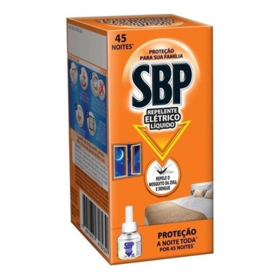 Repelente eletrico liquido sbp 45 noites 35ml