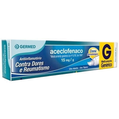 Aceclofenaco 15mg/g creme 30g germed