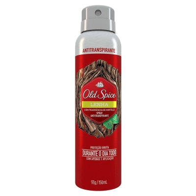 Desodorante old spice lenha 124g