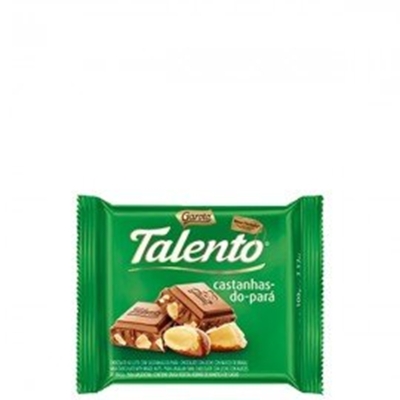 Choc talento castanha para 85/90g