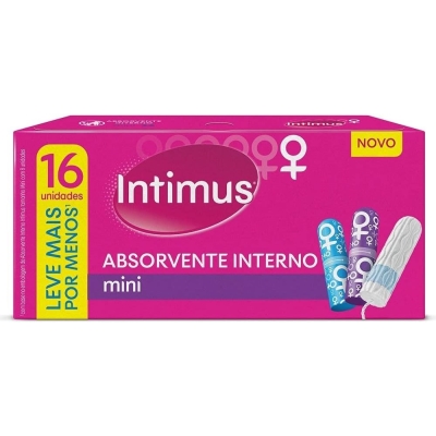 Absorvente interno intimus mini 16un