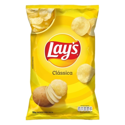 Batata Lay s classica, pacote com 90g