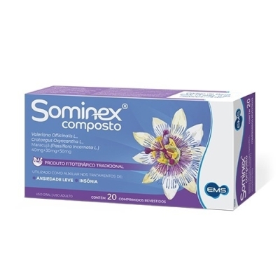 Sominex Composto 20 Comprimidos EMS