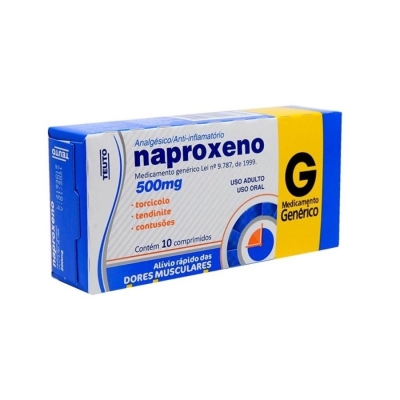 Naproxeno 500mg 10 comprimidos teuto