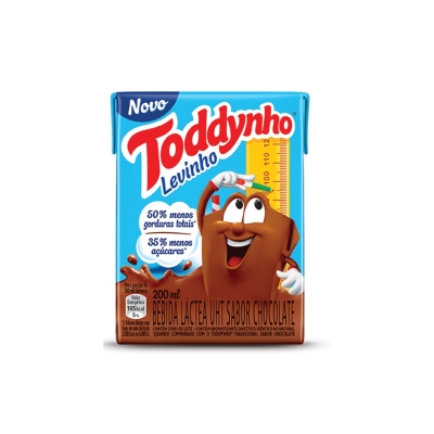 Bebida Lactea Toddynho chocolate com 200mL