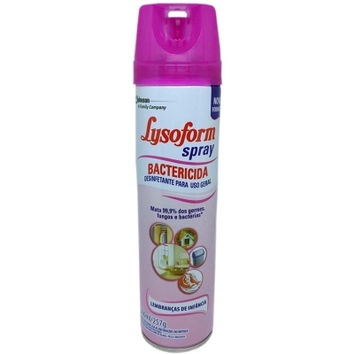 Desinfetante Lysoform lembrancas de infancia, aerossol, 1 unidade com 360mL