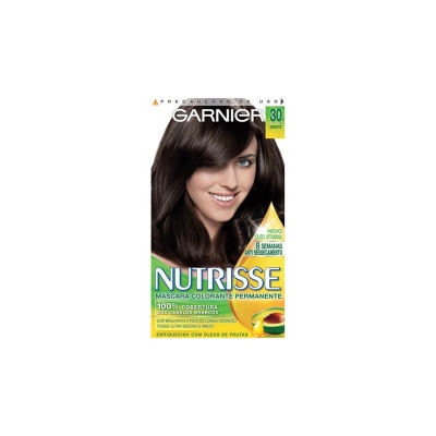 Tintura em creme nutrisse garnier castanho escuro 30