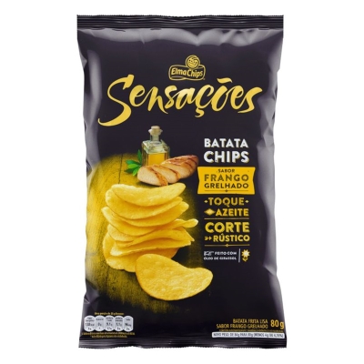 Batata sensacoes elma chips sabor frango 70g