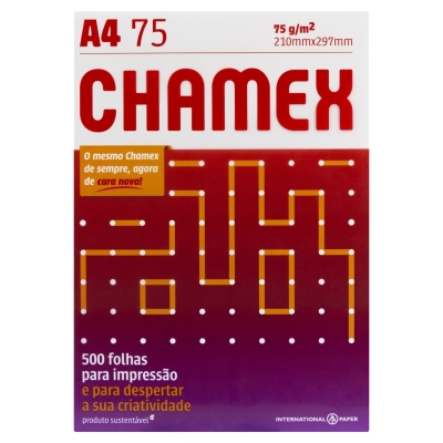 Papel chamex a4 500 folhas 