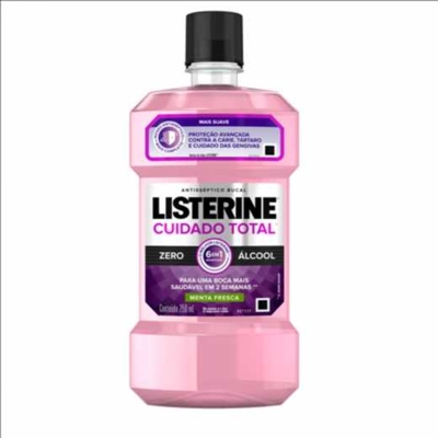 Listerine cuidado total zero 250ml