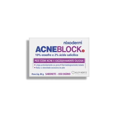 Acneblock sabonete 80g hertz,