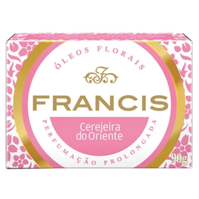 Sabonete Francis classico cerejeira do oriente, barra, 1 unidade com 90g