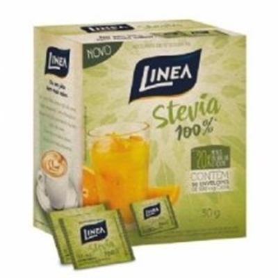 Adocante Linea Stevia caixa com 50 saches de 600mg cada