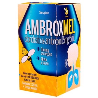 Ambroxmel xarope infantil 15mg/ml 120ml cimed (ambroxol)