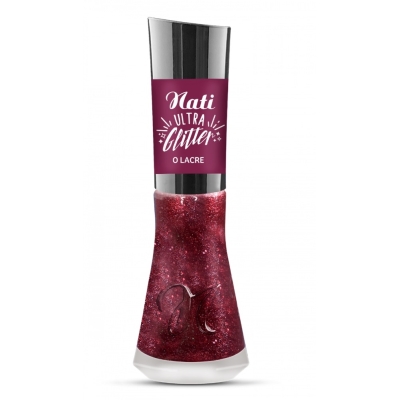 Esmalte Nati - Ultra Glitter - O Lacre