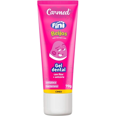 Gel dental carmed beijos c/fluor 70g