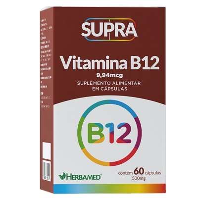 Vitamina b12 herbamed 500mg 60cp,