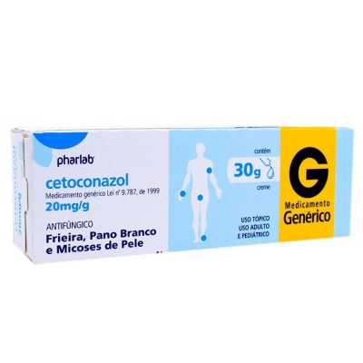 Cetoconazol 20mg/g 30g Creme Dermatologico Pharlab