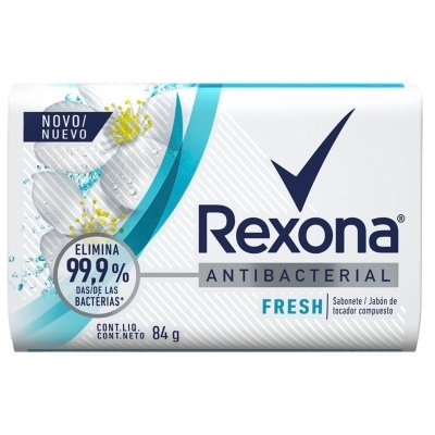 Sabonete em barra rexona antibacterial fresh 84g