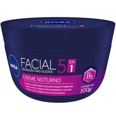 Creme Hidratante Facial Noturno Nivea 100g