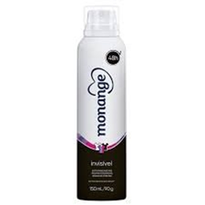 Desodorante Feminino Monange invisivel aerossol, 1 unidade com 150mL