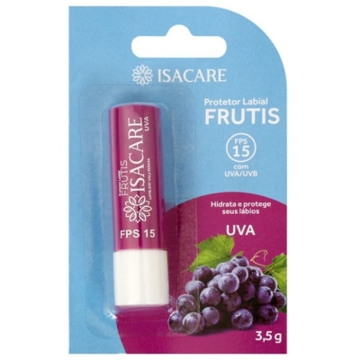 Isacare protetor labial uva fps 15 3,5g