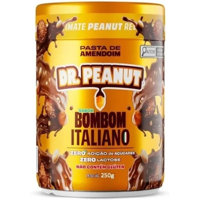 Pasta de amendoin dr peanut bombom italiano 250g