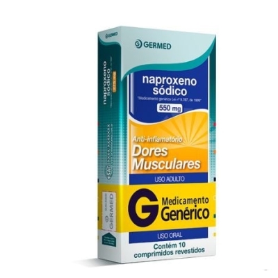 Naproxeno sodico 550mg 10 comprimidos germed