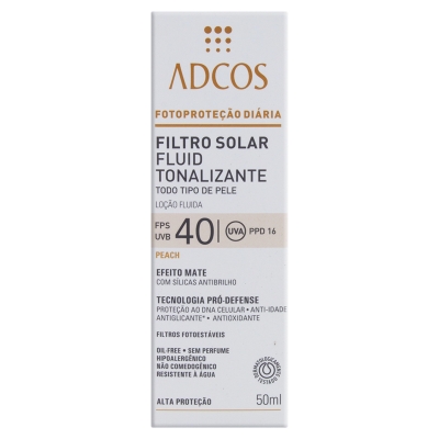 Filtro Solar Ton Fluid Fps40 Peach 50Ml 