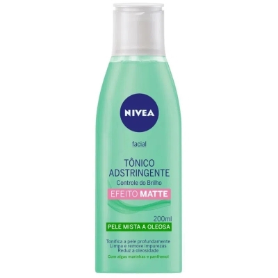 Tonico Facial adstringente nivea controle de Brilho efeito Matte 200mL