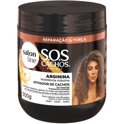 Ativador Salon Line Sos Cachos Reconstrucao 500G 