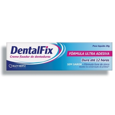 Creme Fixador de Dentadura DentalFix sem sabor, 1 unidade com 20g