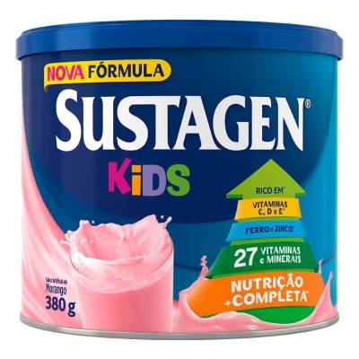 Complemento alimentar sustagen kids morango 380g