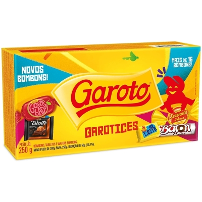 Bombom Sortido Garoto 250G 