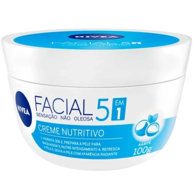 Creme hidratante facial nivea nutritivo 100g