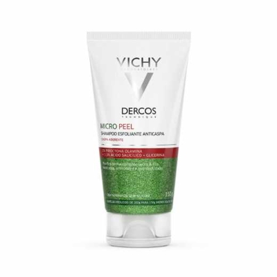 Shampoo esfoliante anticaspa Vichy Dercos Micro Peel 150mL