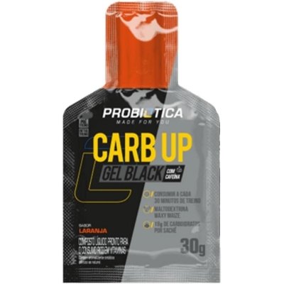 Carbup gel black laranja 1un