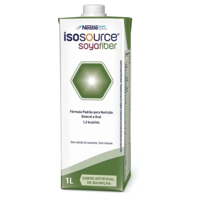 Isosource soya fiber baunilha 1l